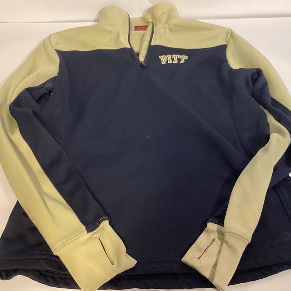 Pitt Panthers Womens 1/4 zip pullover Size Medium Colosseum - Picture 8 of 9